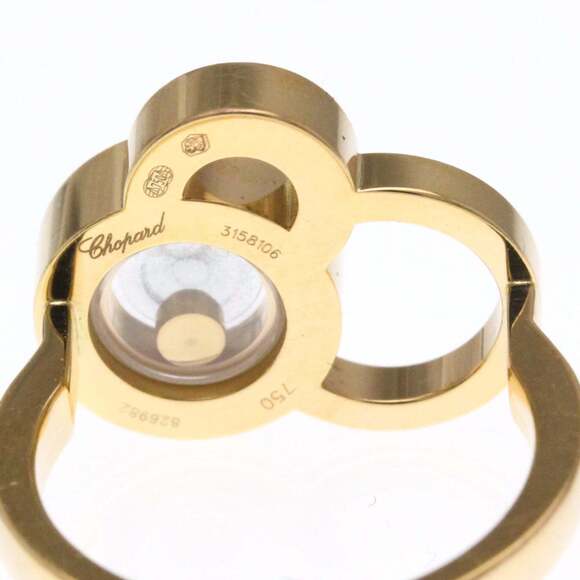 Chopard Happy Diamond Ring 826982 Pink Gold (18K) Fashion Diamond Band Ring P... - Picture 10 of 11